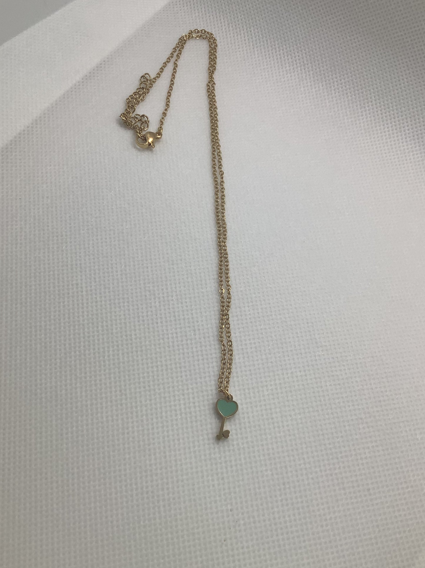 Colar com chave de Coração
