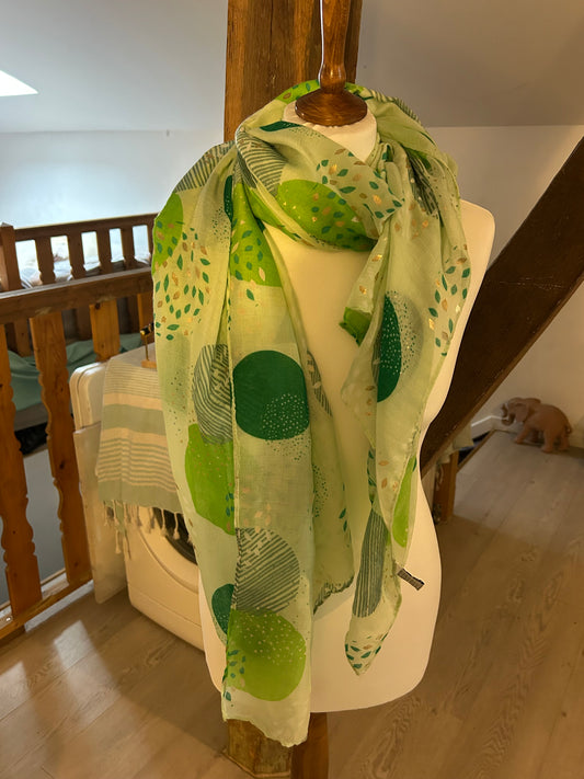 Echarpe Verde c/ Dorado