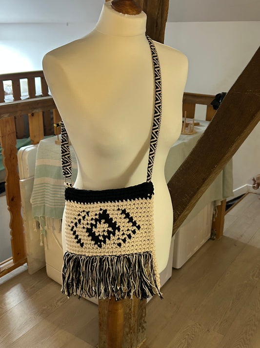Bolsa Fio Algodao Bicolor